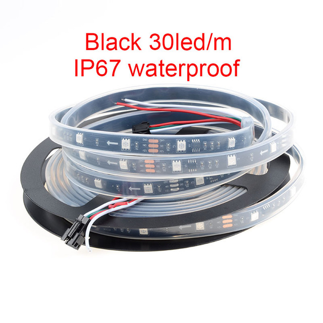 WS2811 DC5/12V Programmable LED Strip Lights, Addressable Digital Full Color Chasing Flexible LED Strips, Outdoor Waterproof, 150LEDs 16.4ft Per Reel By Sale WS2811 DC5/12V Programmable LED Strip Lights, Addressable Digital Full Color Chasing Flexible LED Strips, Outdoor Waterproof, 150LEDs 16.4ft Per Reel By Sale